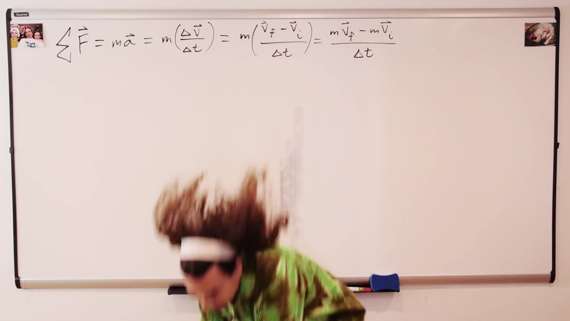 Force of impact equation derivation science